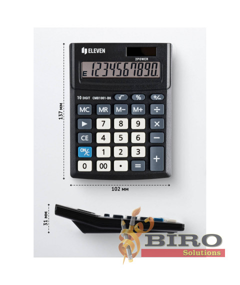 Calculator Eleven CMB1001BK, 10 cifre, negru (137*102*31 mm)